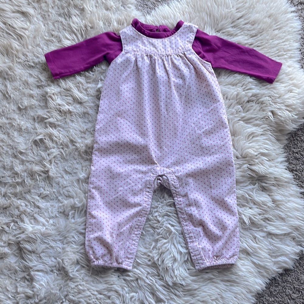 Baby GAP polka dot jumper with long sleeve